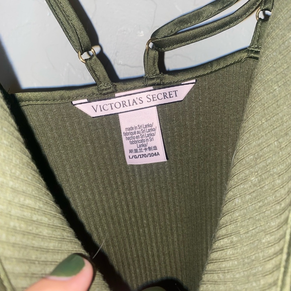 Olive green body suite